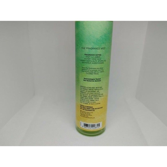Bath & Body Works CUCUMBER MELON Fine Fragrance Mist & Ultra Slightly Used - Picture 8 of 8